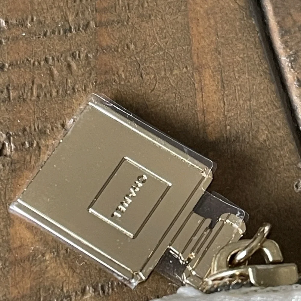 COCO Mademoiselle Satin Cosmetic Pouch - Ivory - Picture 2 of 10